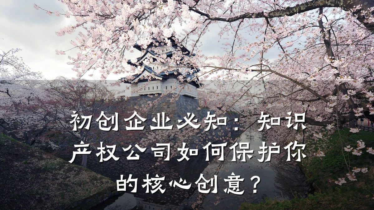 初创企业必知:知识产权公司如何保护你的核心创意?