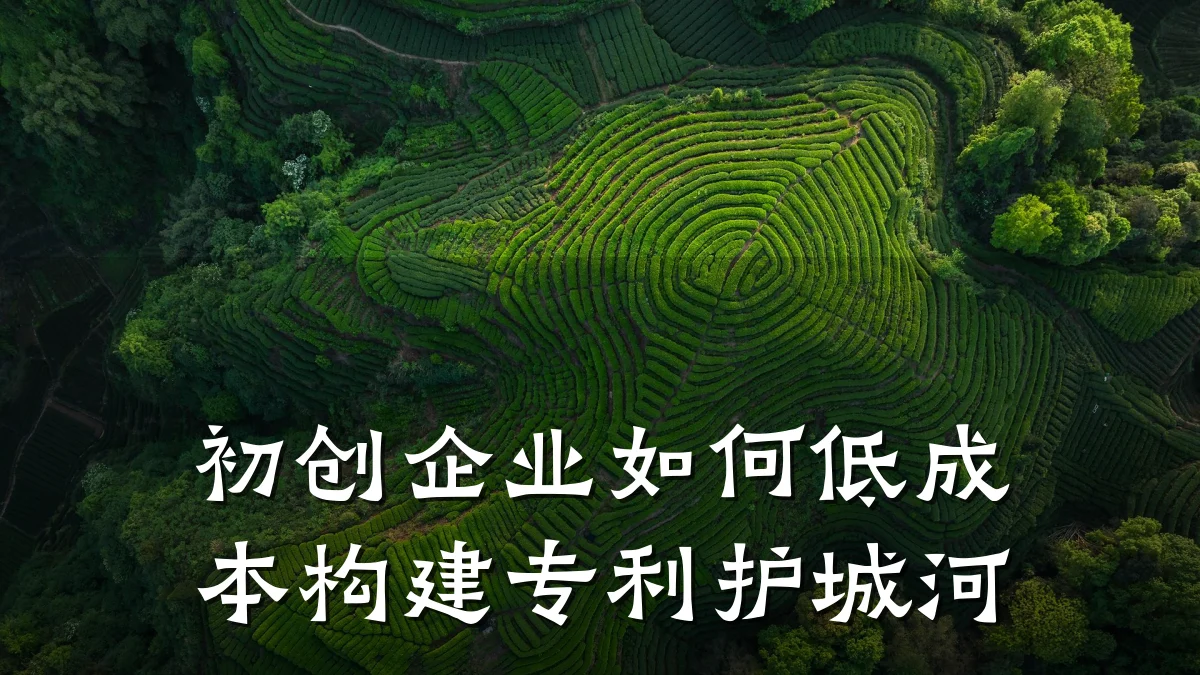 初创企业如何低成本构建专利护城河