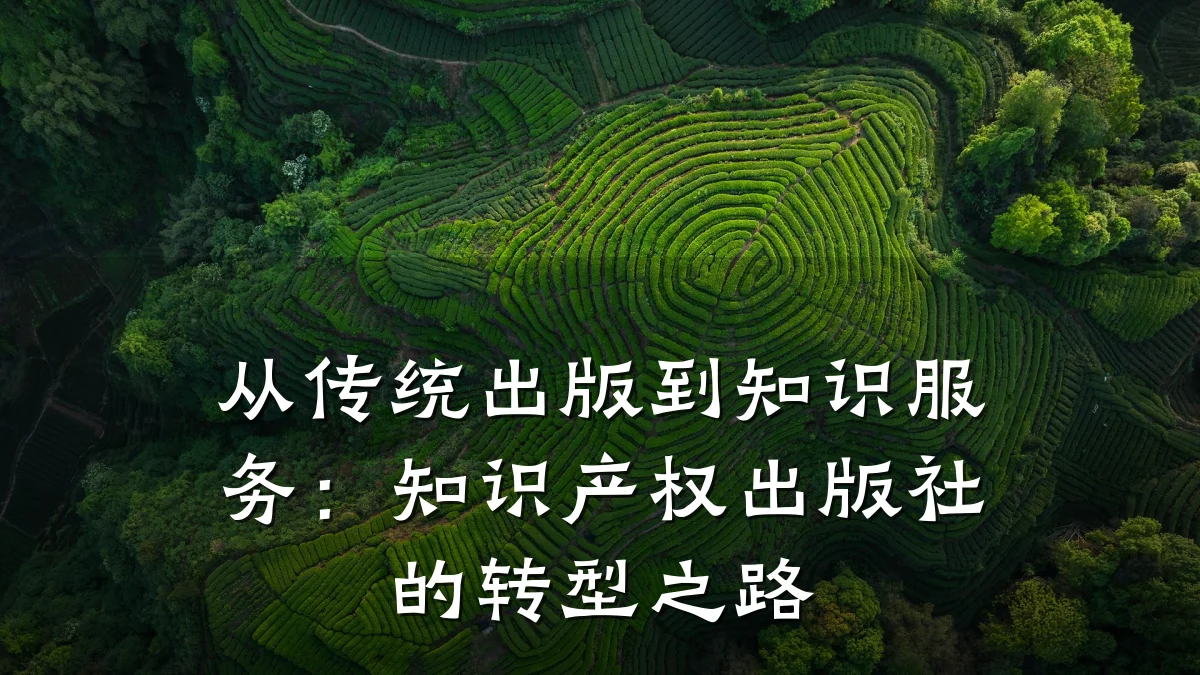 从传统出版到知识服务：知识产权出版社的转型之路
