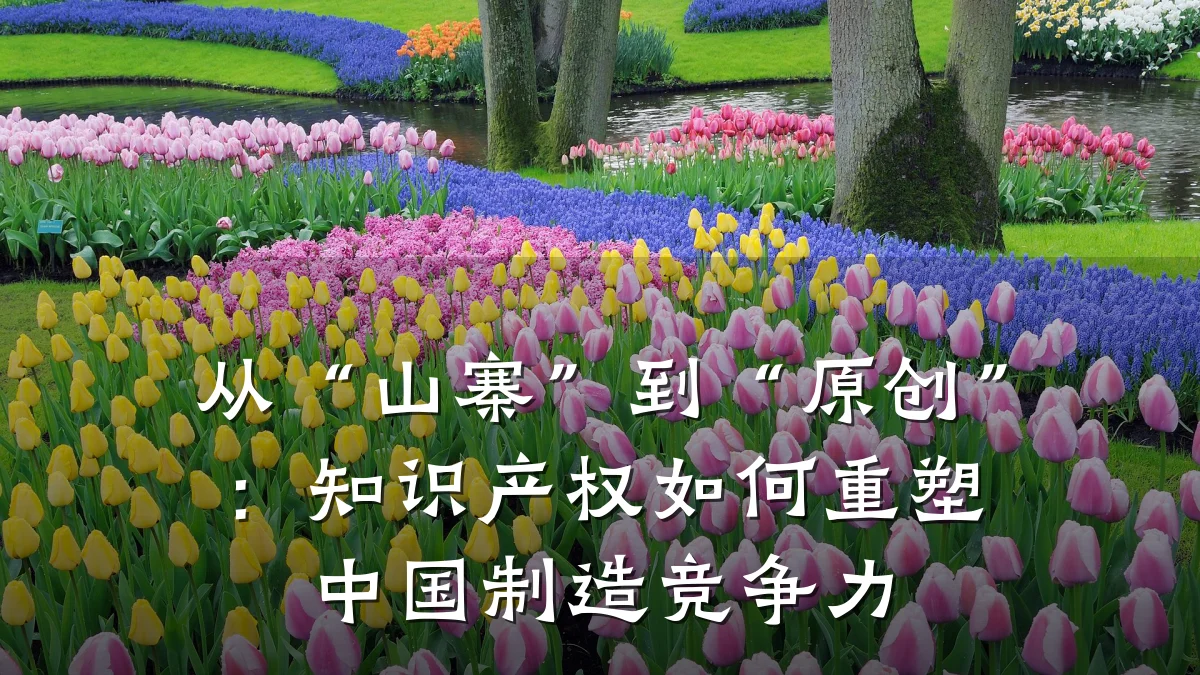 从“山寨”到“原创”：知识产权如何重塑中国制造竞争力