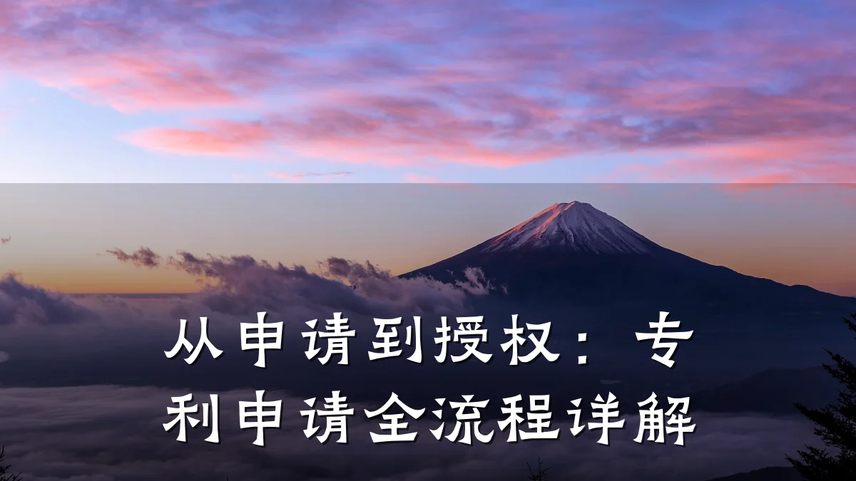 从申请到授权：专利申请全流程详解