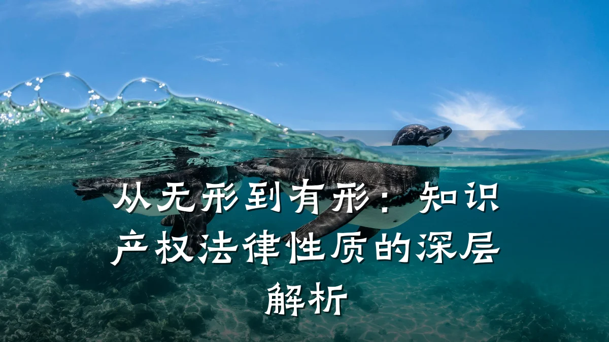 从无形到有形:知识产权法律性质的深层解析