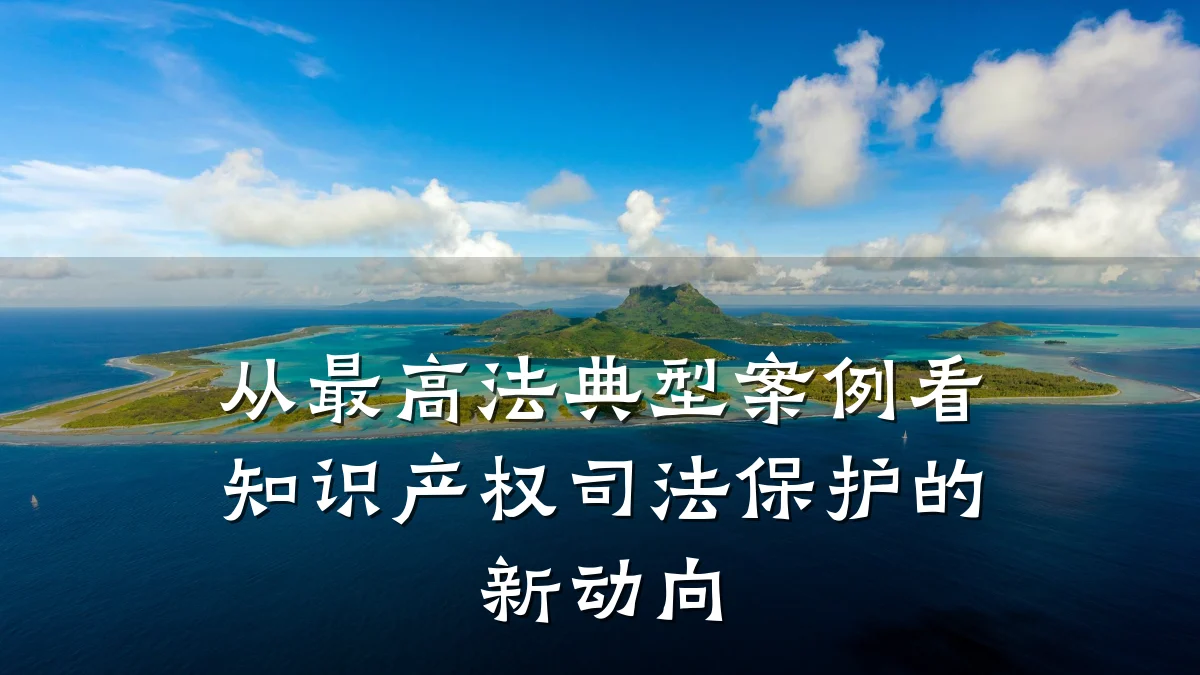 从最高法典型案例看知识产权司法保护的新动向
