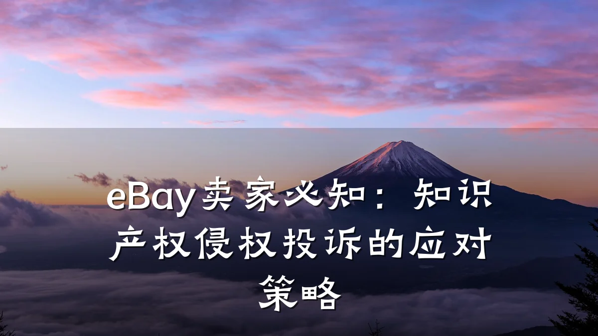 eBay卖家必知：知识产权侵权投诉的应对策略