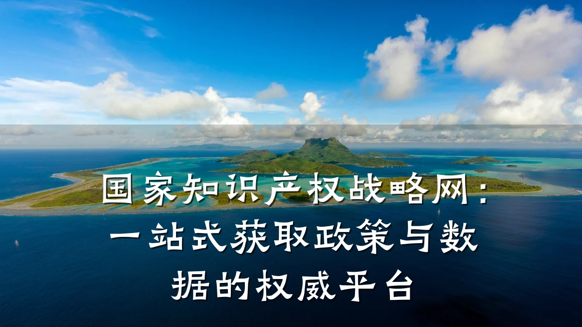 国家知识产权战略网：一站式获取政策与数据的权威平台