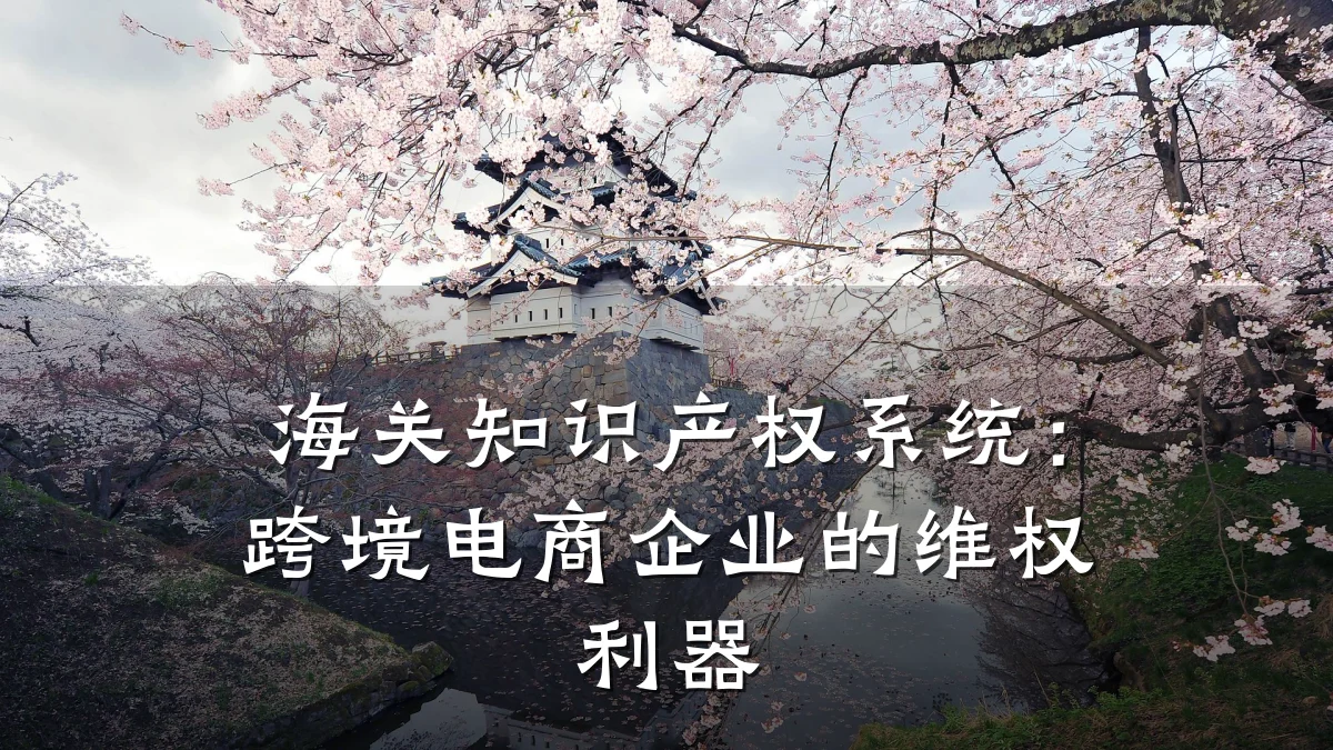 海关知识产权系统:跨境电商企业的维权利器