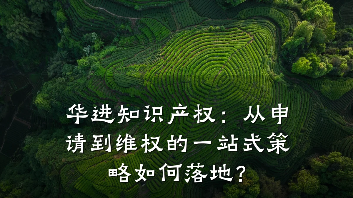 华进知识产权：从申请到维权的一站式策略如何落地？