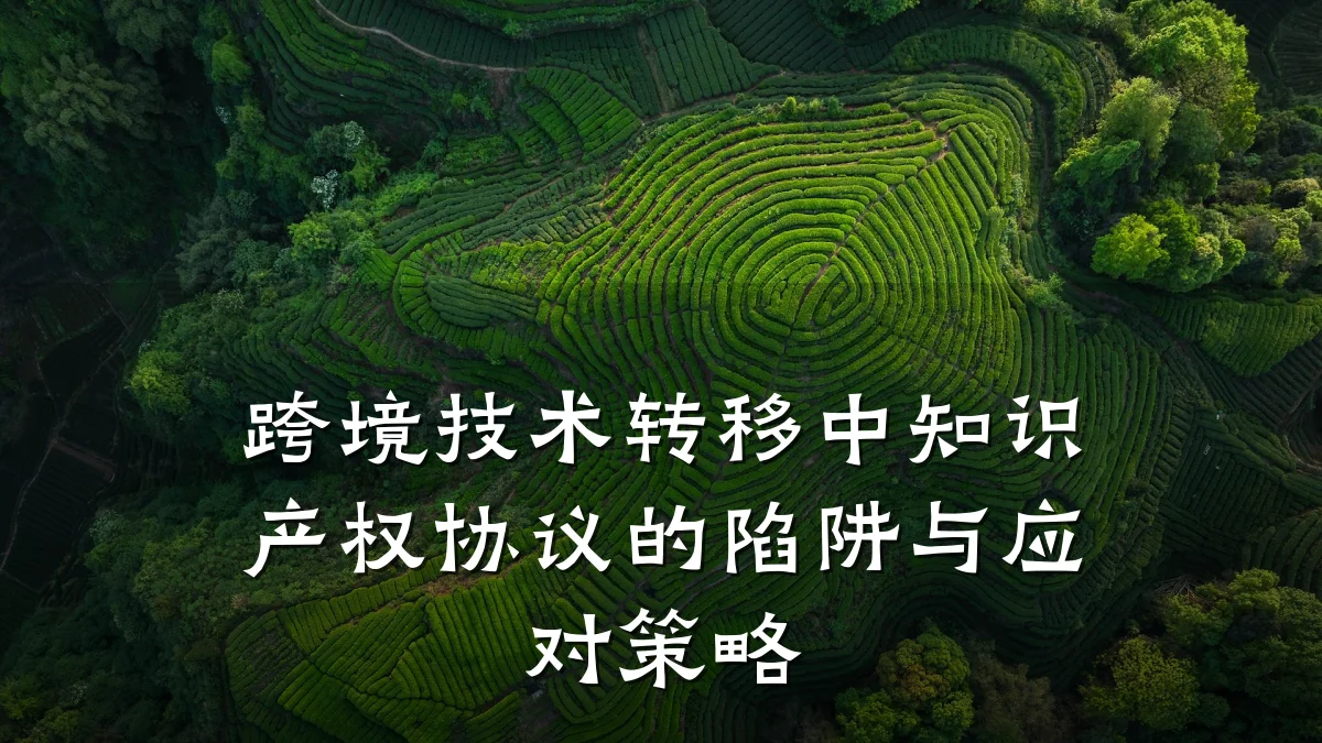跨境技术转移中知识产权协议的陷阱与应对策略