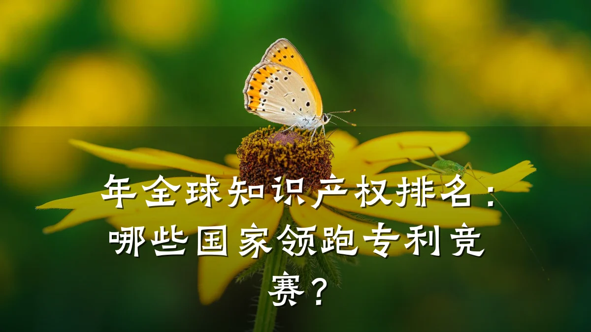 年全球知识产权排名：哪些国家领跑专利竞赛？