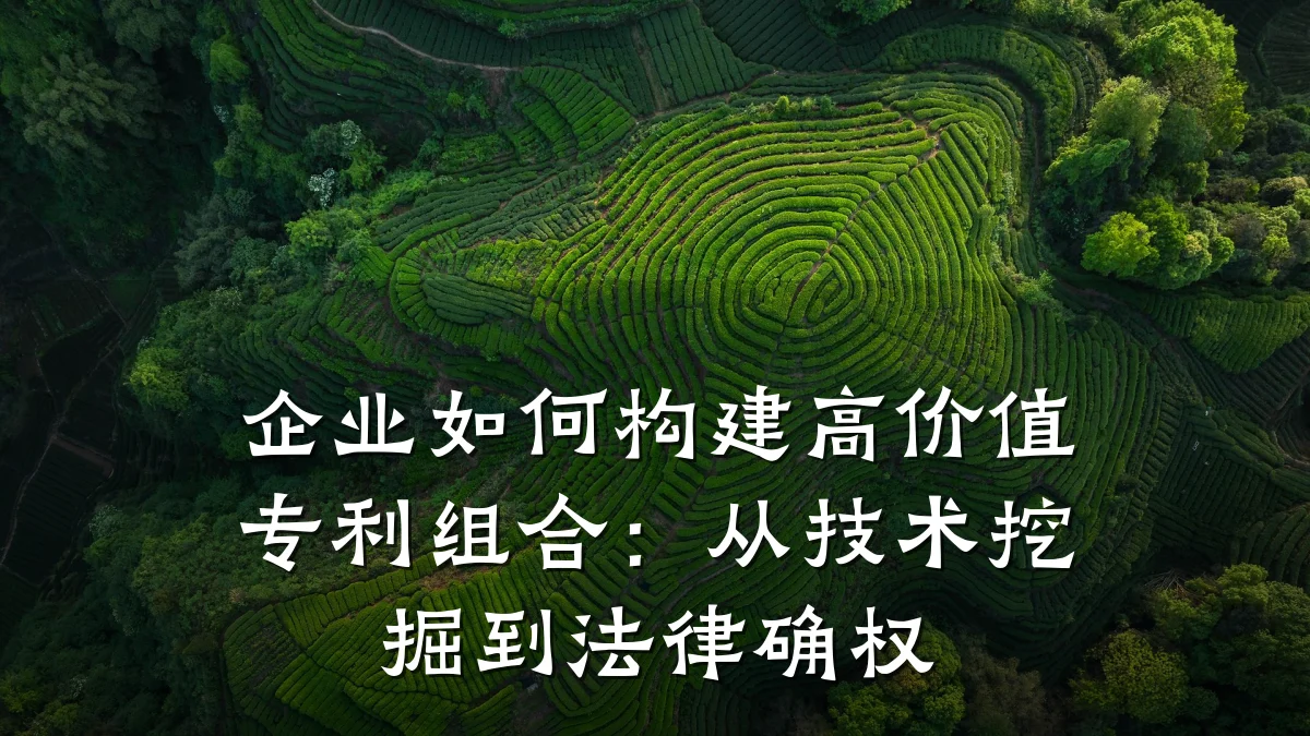 企业如何构建高价值专利组合:从技术挖掘到法律确权