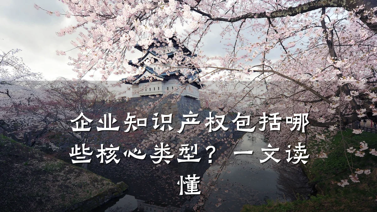 企业知识产权包括哪些核心类型?一文读懂