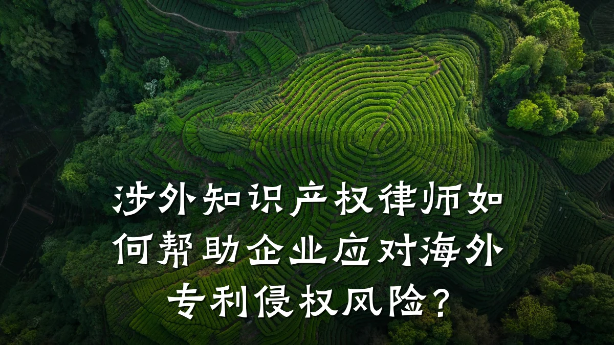 涉外知识产权律师如何帮助企业应对海外专利侵权风险？