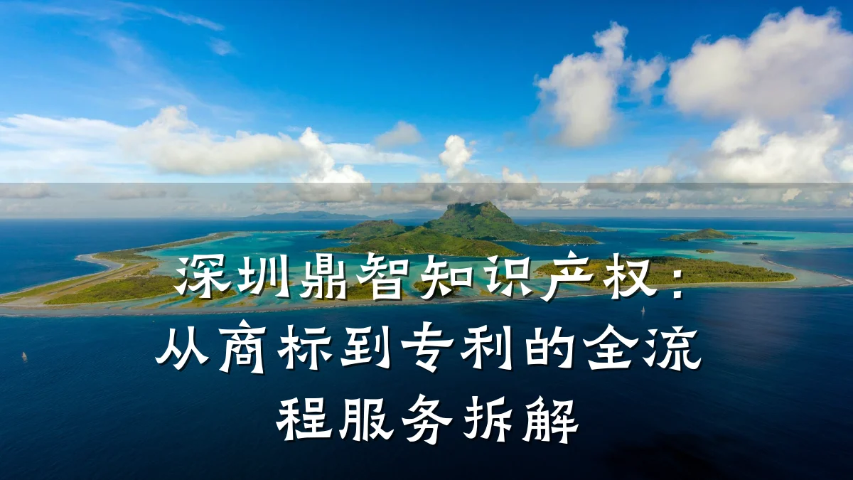 深圳鼎智知识产权:从商标到专利的全流程服务拆解