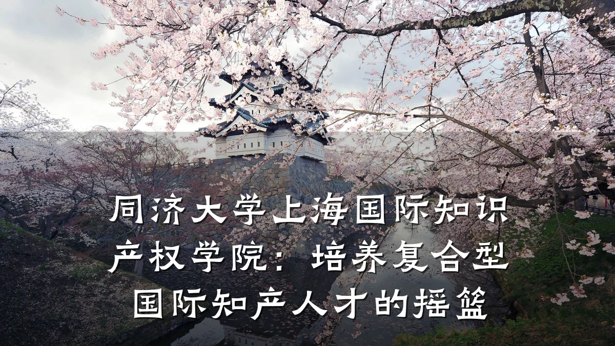 同济大学上海国际知识产权学院:培养复合型国际知产人才的摇篮