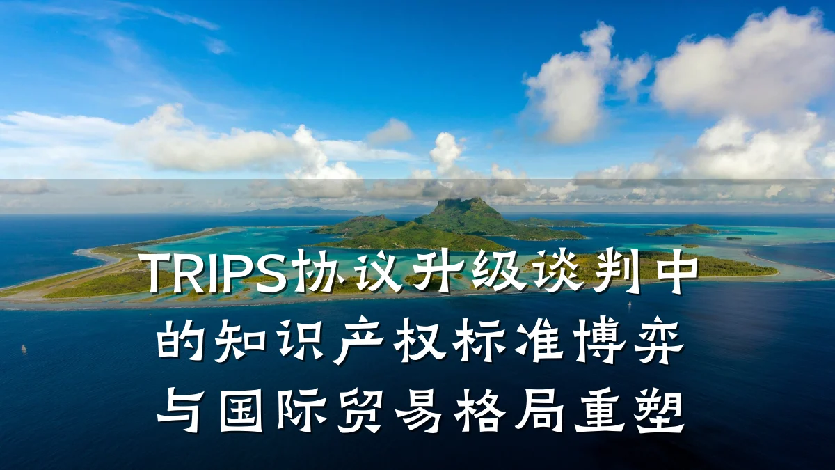 TRIPS协议升级谈判中的知识产权标准博弈与国际贸易格局重塑