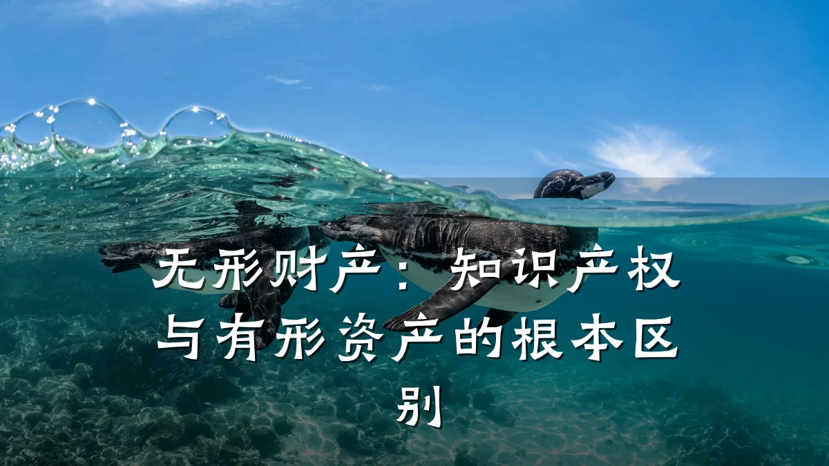 无形财产：知识产权与有形资产的根本区别