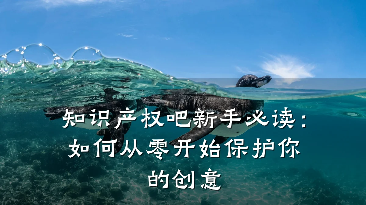 知识产权吧新手必读：如何从零开始保护你的创意