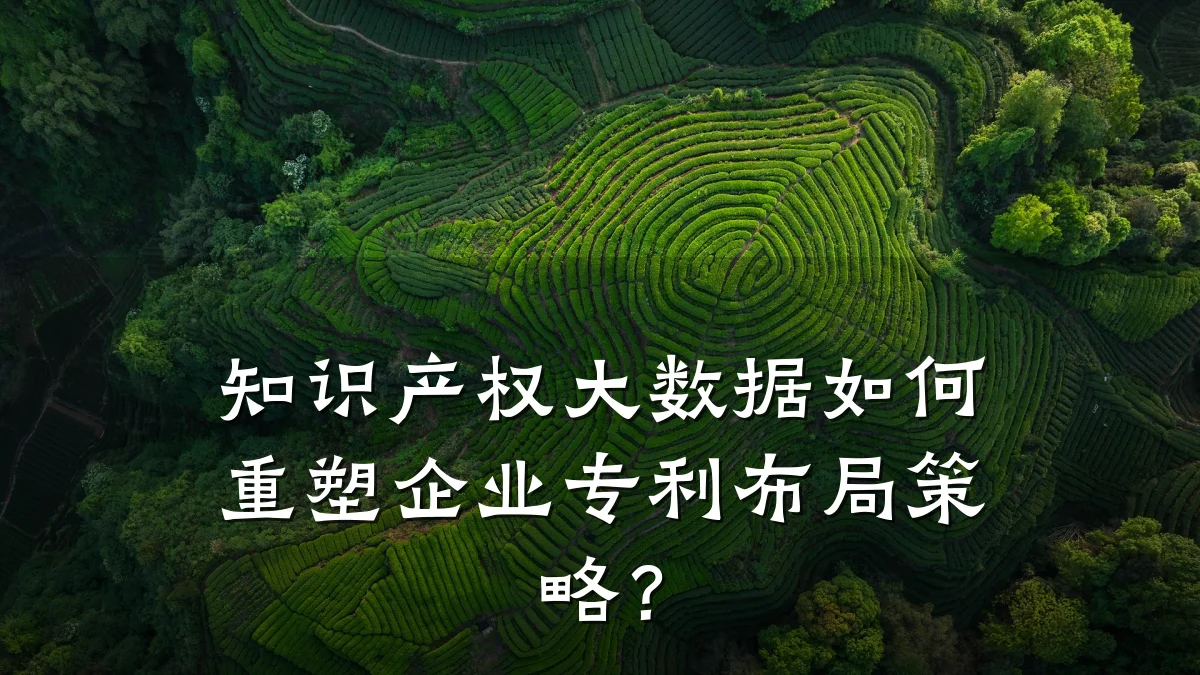 知识产权大数据如何重塑企业专利布局策略?