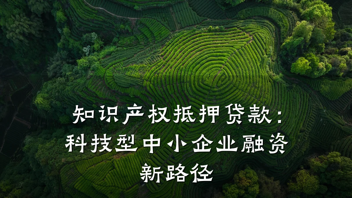 知识产权抵押贷款：科技型中小企业融资新路径