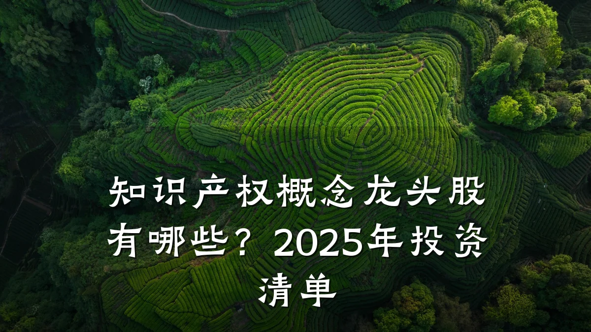 知识产权概念龙头股有哪些?2025年投资清单