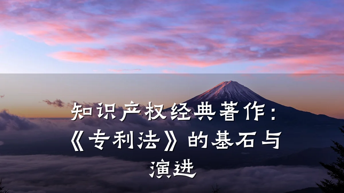 知识产权经典著作：《专利法》的基石与演进