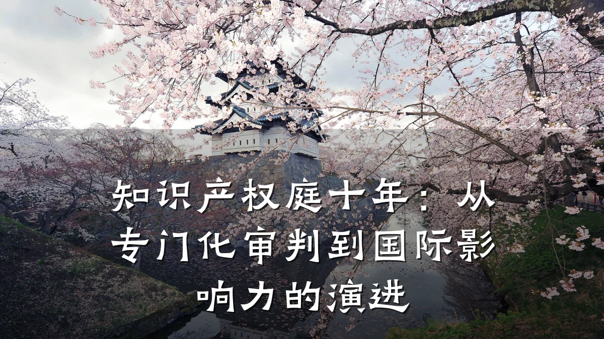 知识产权庭十年：从专门化审判到国际影响力的演进
