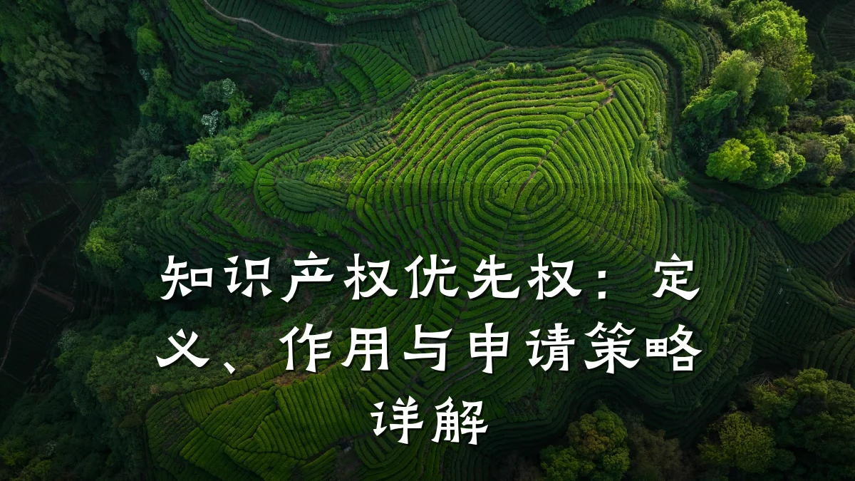 知识产权优先权:定义、作用与申请策略详解
