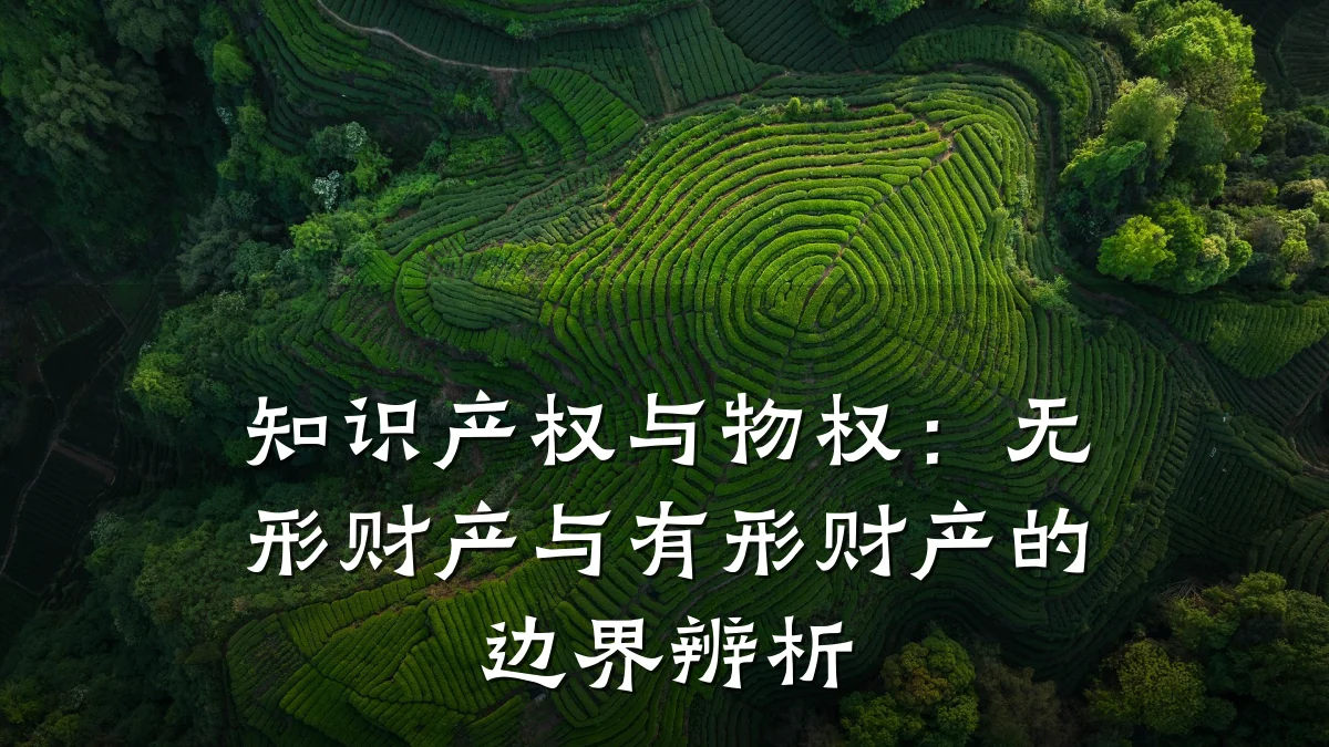 知识产权与物权：无形财产与有形财产的边界辨析