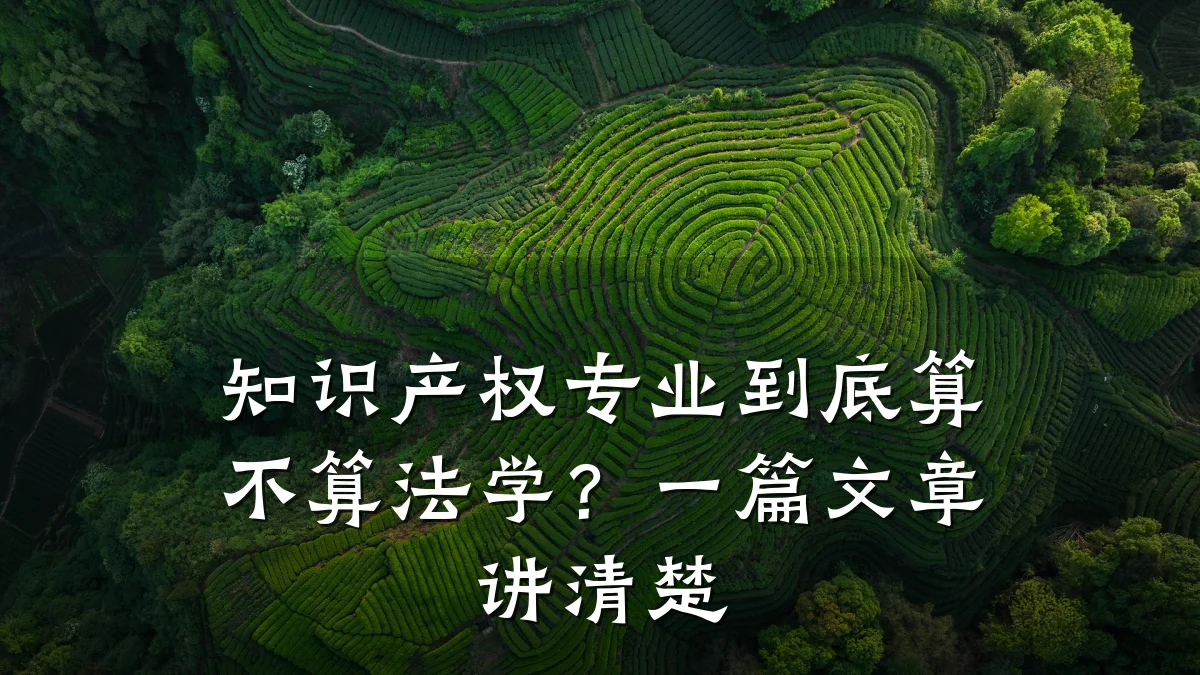 知识产权专业到底算不算法学？一篇文章讲清楚