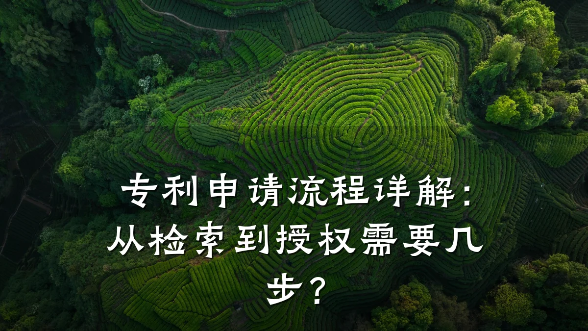 专利申请流程详解：从检索到授权需要几步？